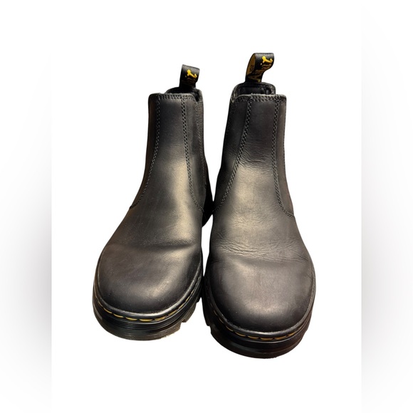 Dr. Martens Black Virginia Leather Chelsea Boots (8M/9.5F) - Picture 6 of 8